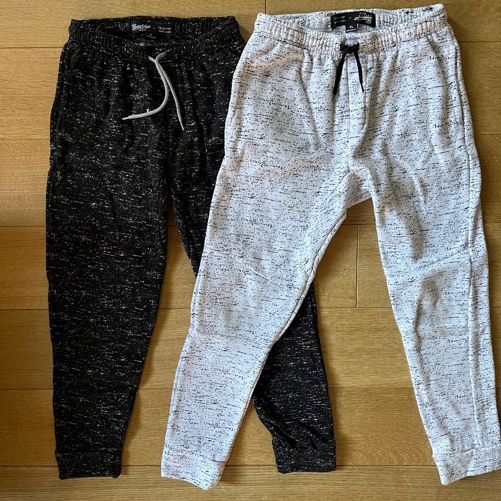 Pair (2) of BROOKLYN CLOTH Stretchy Fit Boys Joggers XL
